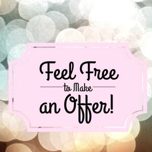 Feel Free to Make an Offer! Please!